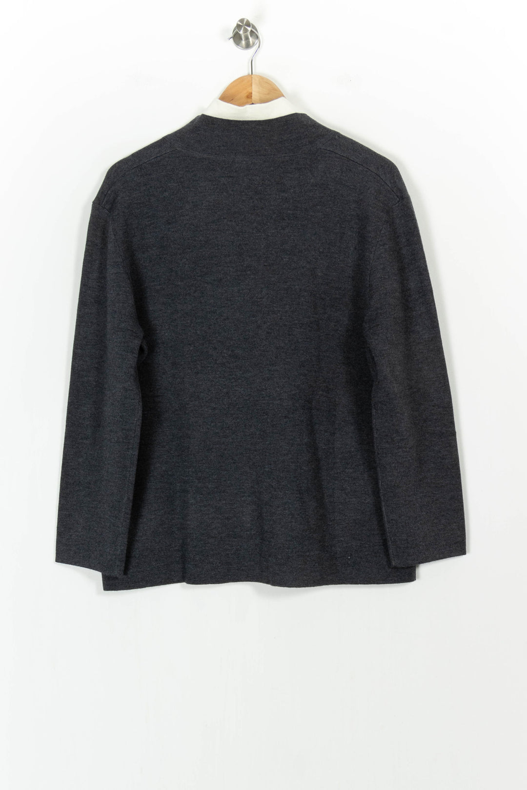 Cardigan Gris et Blanc - Taille XL/42 de la marque Rodier | PARAD105393 - Vendu par Paradigme - Image 4