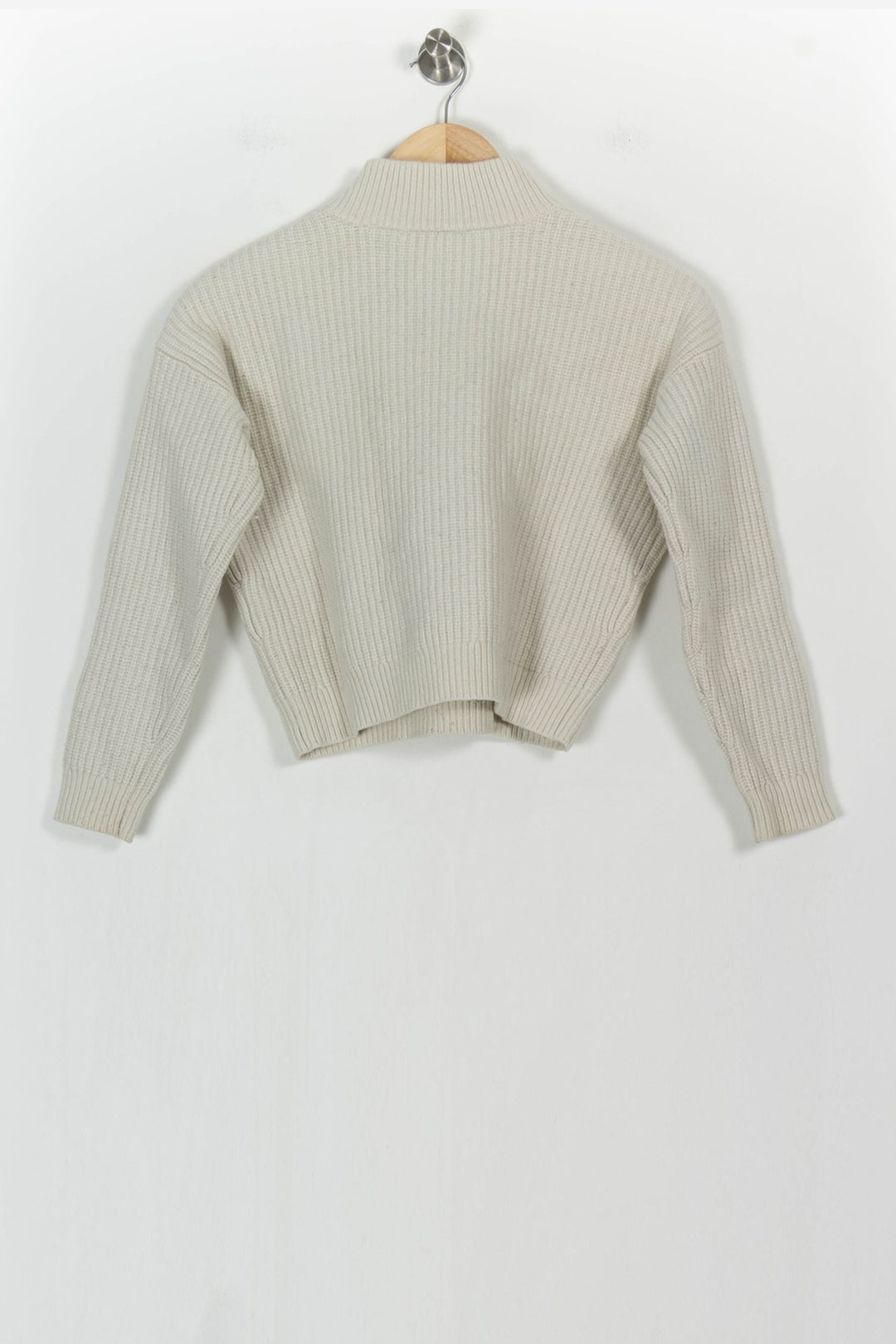 Pull Blanc - Taille S/36 de la marque Sézane | PARAD105395 - Vendu par Paradigme - Image 4