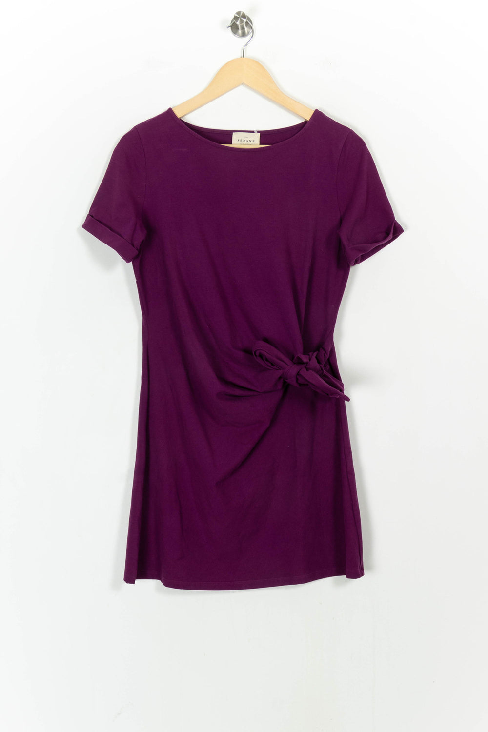 Robe Courte Violette - Taille M/38 de la marque Sézane | PARAD105396 - Vendu par Paradigme - Image 2