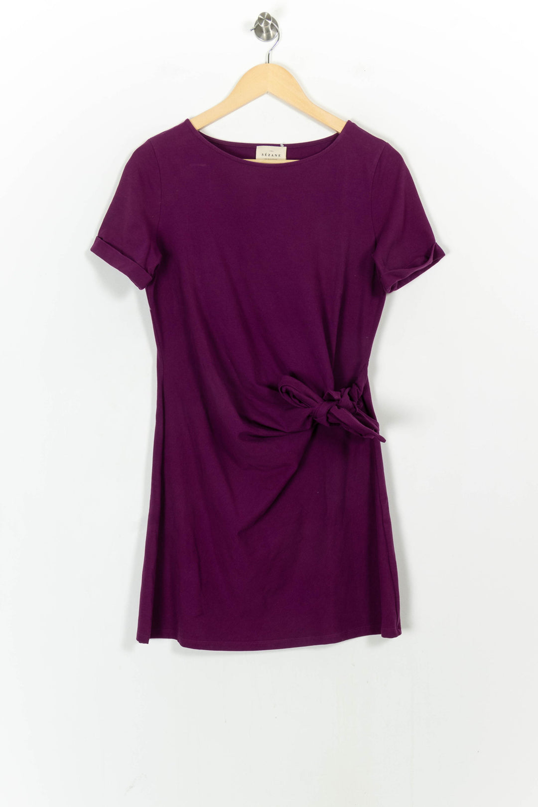 Robe Courte Violette - Taille M/38 de la marque Sézane | PARAD105396 - Vendu par Paradigme - Image 2