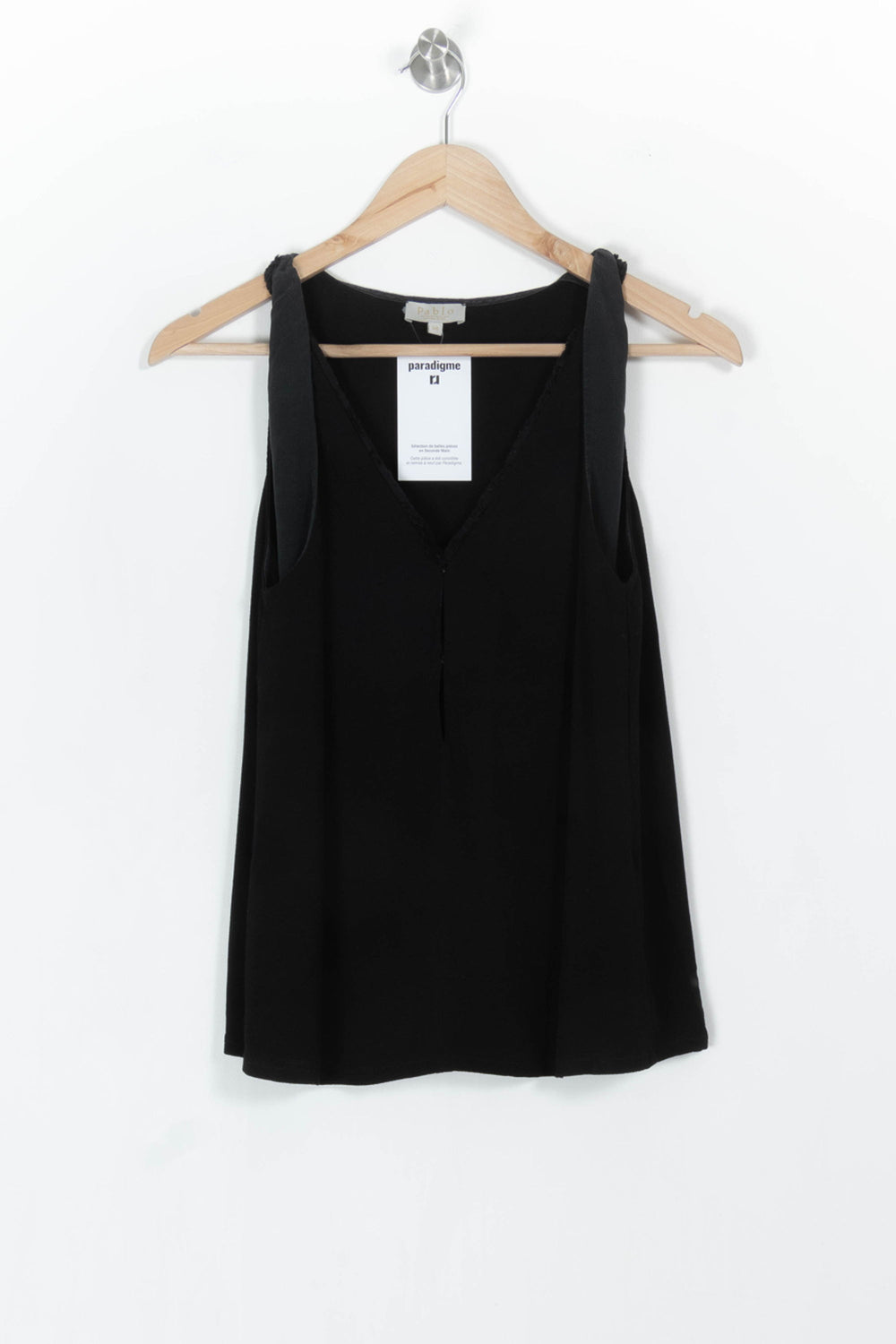 Débardeur Noir - Taille S/36 de la marque Pablo | PARAD105399 - Vendu par Paradigme - Image 2