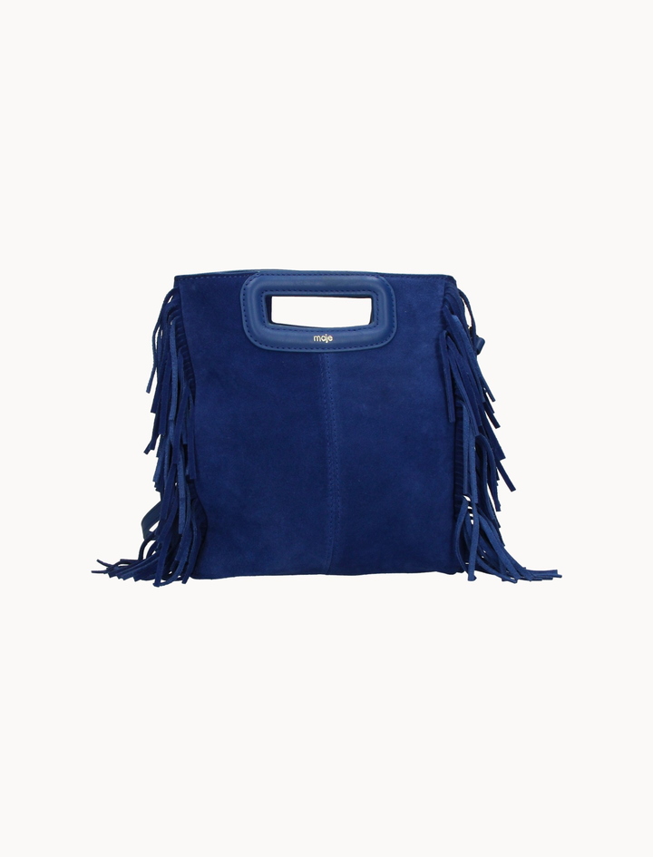 Sac À Franges Bleu - Taille T.U. de la marque Maje | PARAD105408 - Vendu par Paradigme - Image 1
