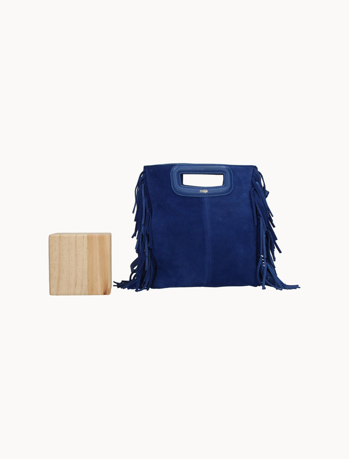 Sac À Franges Bleu - Taille T.U. de la marque Maje | PARAD105408 - Vendu par Paradigme - Image 3