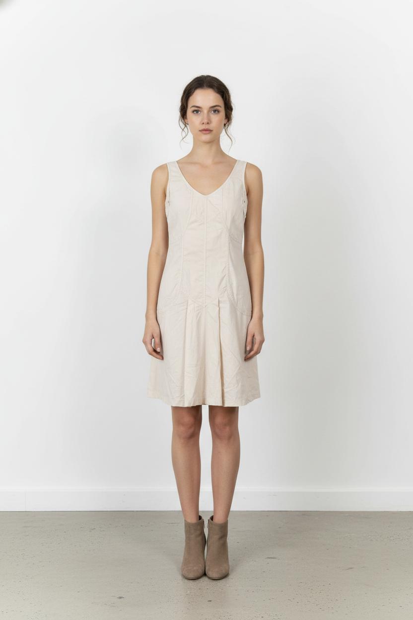 Robe Courte Beige - Taille S/36 de la marque IKKS | PARAD105409 - Vendu par Paradigme - Image 1