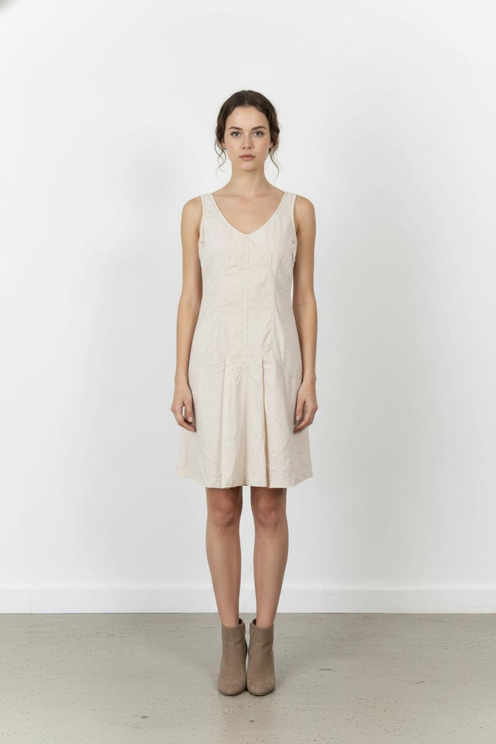 Robe Courte Beige - Taille S/36 de la marque IKKS | PARAD105409 - Vendu par Paradigme - Image 1