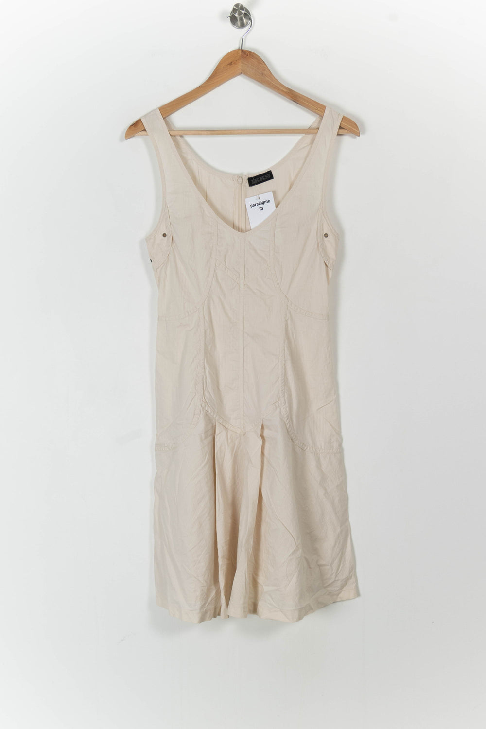 Robe Courte Beige - Taille S/36 de la marque IKKS | PARAD105409 - Vendu par Paradigme - Image 2