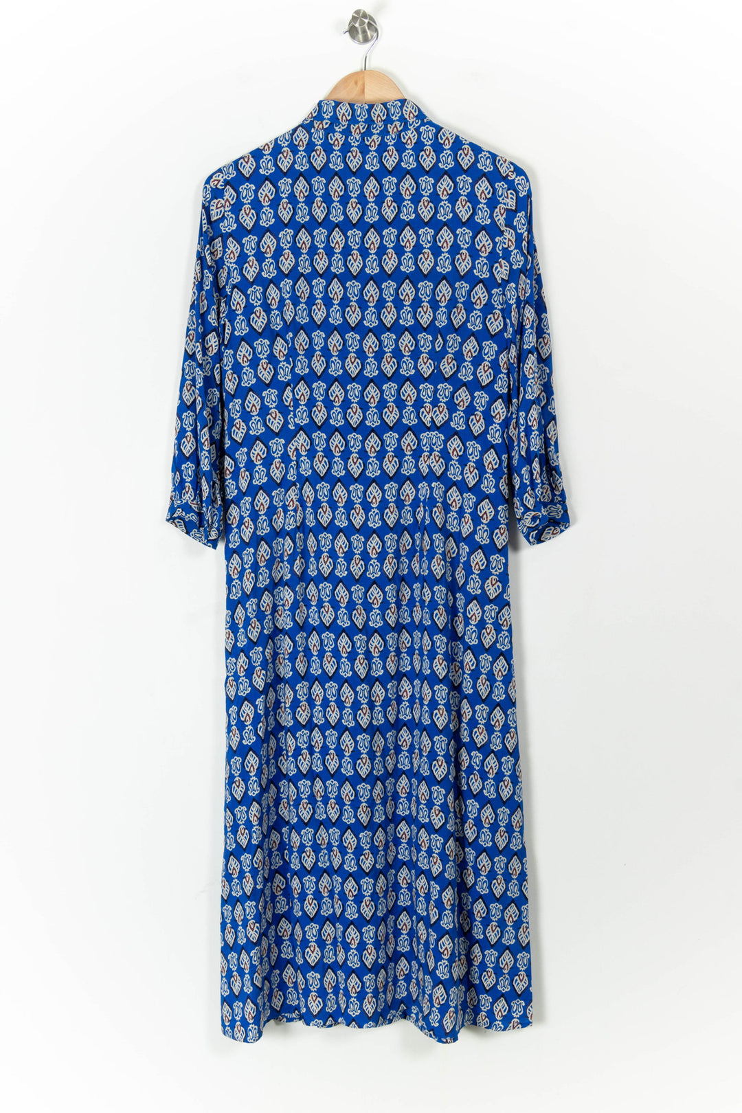 Robe Midi Bleue et Blanche - Taille S/36 de la marque Maison 123 | PARAD105414 - Vendu par Paradigme - Image 4