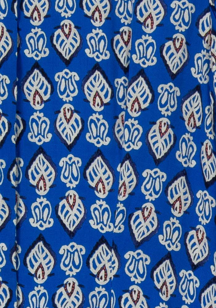 Robe Midi Bleue et Blanche - Taille S/36 de la marque Maison 123 | PARAD105414 - Vendu par Paradigme - Image 3