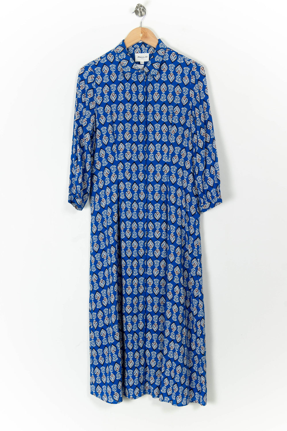 Robe Midi Bleue et Blanche - Taille S/36 de la marque Maison 123 | PARAD105414 - Vendu par Paradigme - Image 2