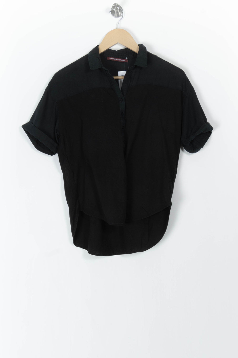 Chemise Noire - Taille S/36 de la marque Comptoir des Cotonniers | PARAD105417 - Vendu par Paradigme - Image 2