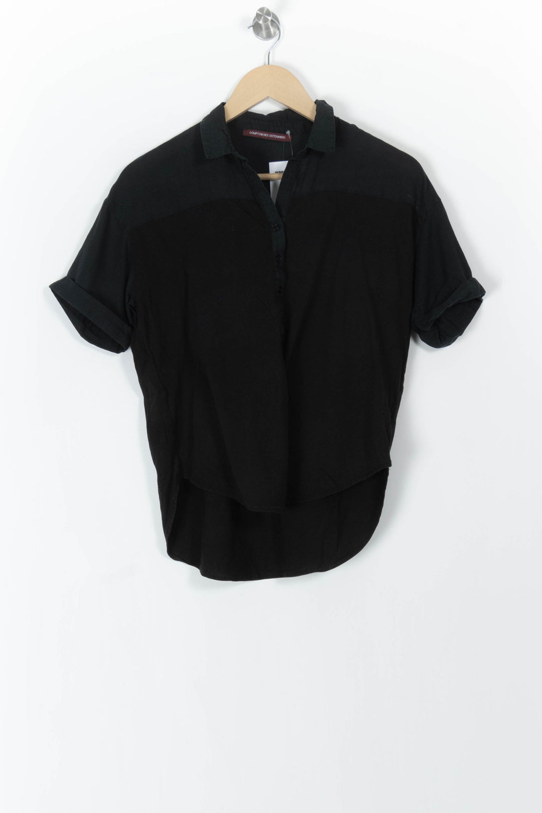 Chemise Noire - Taille S/36 de la marque Comptoir des Cotonniers | PARAD105417 - Vendu par Paradigme - Image 2