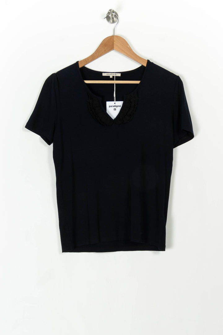 Blouse Bleue - Taille L/40 de la marque Gerard Darel | PARAD105424 - Vendu par Paradigme - Image 2