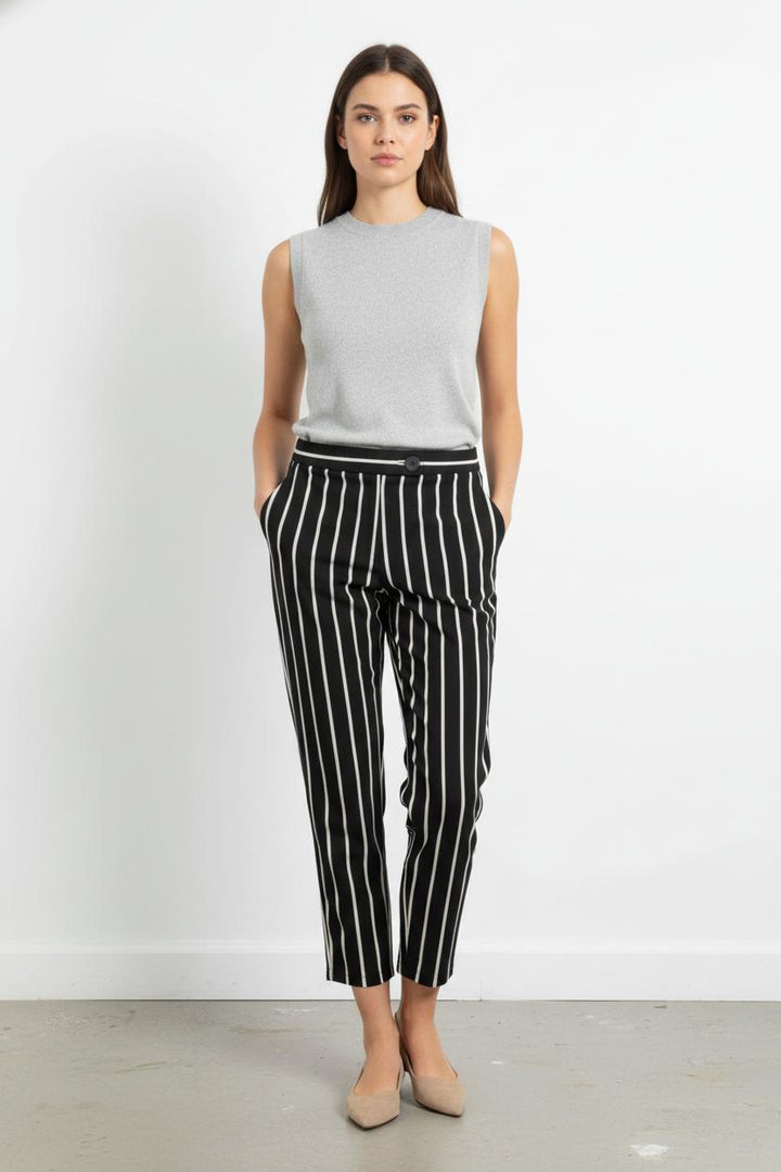 Pantalon Noir et Blanc - Taille XL/42 de la marque Gerard Darel | PARAD105426 - Vendu par Paradigme - Image 1
