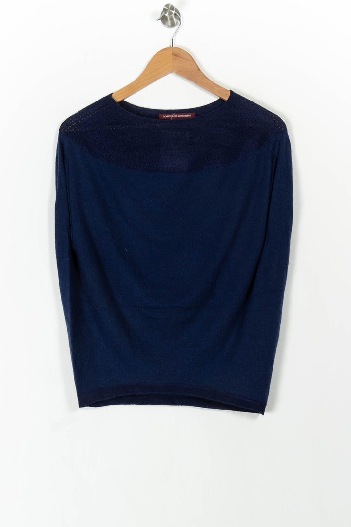 Pull Bleu - Taille S/36 de la marque Comptoir des Cotonniers | PARAD105429 - Vendu par Paradigme - Image 2