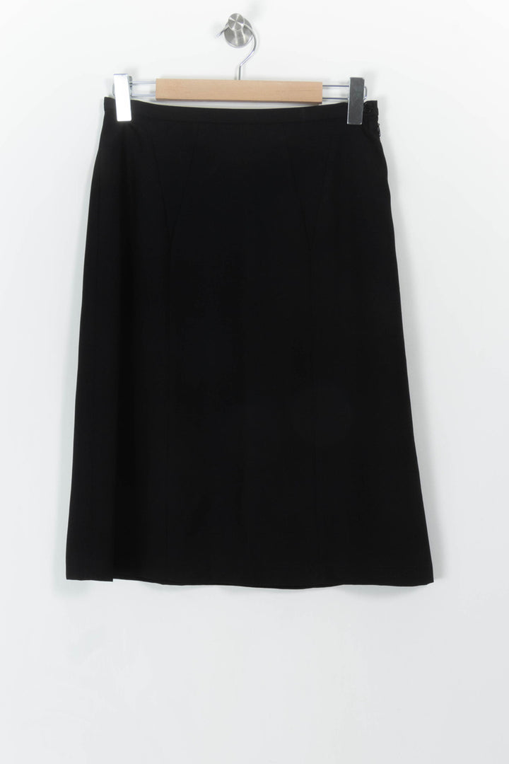 Jupe Droite Noire - Taille L/40 de la marque Agnès b. | PARAD105431 - Vendu par Paradigme - Image 2
