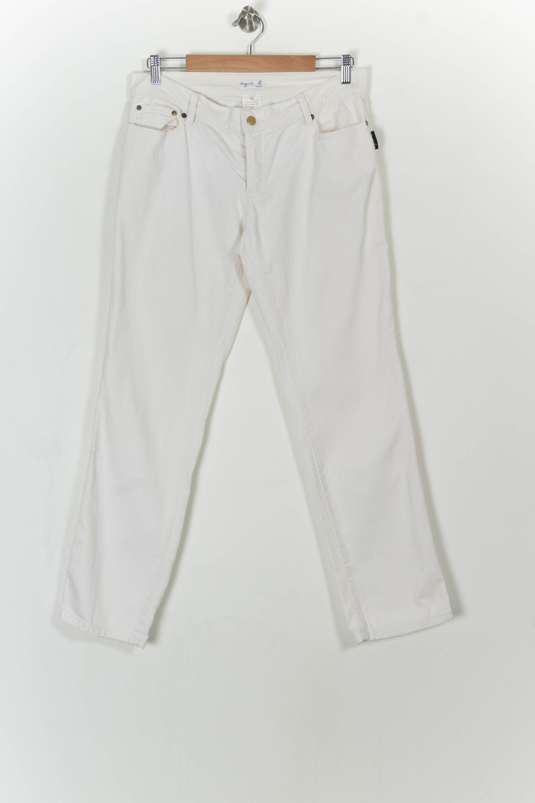 Jean Blanc - Taille XL/42 de la marque Agnès b. | PARAD105437 - Vendu par Paradigme - Image 2