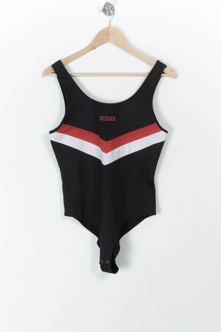 Body Noir et Rouge - Taille L/40 de la marque Levi's | PARAD105440 - Vendu par Paradigme - Image 2