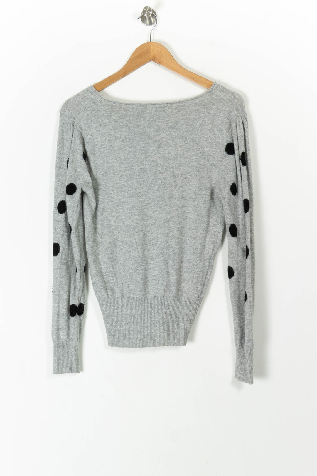 Pull Gris et Noir - Taille XL/42 de la marque Maison 123 | PARAD105444 - Vendu par Paradigme - Image 4