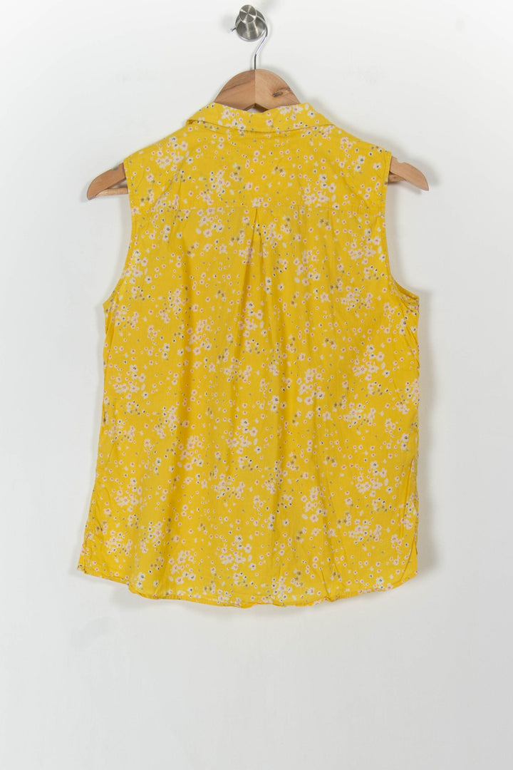 Chemisier Sans Manches Jaune - Taille L/40 de la marque Comptoir des Cotonniers | PARAD105451 - Vendu par Paradigme - Image 4