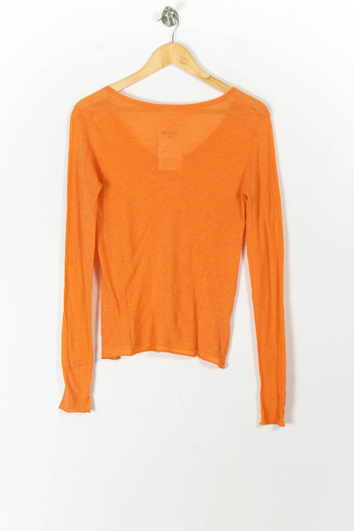Pull Orange - Taille S/36 de la marque American Vintage | PARAD105454 - Vendu par Paradigme - Image 4