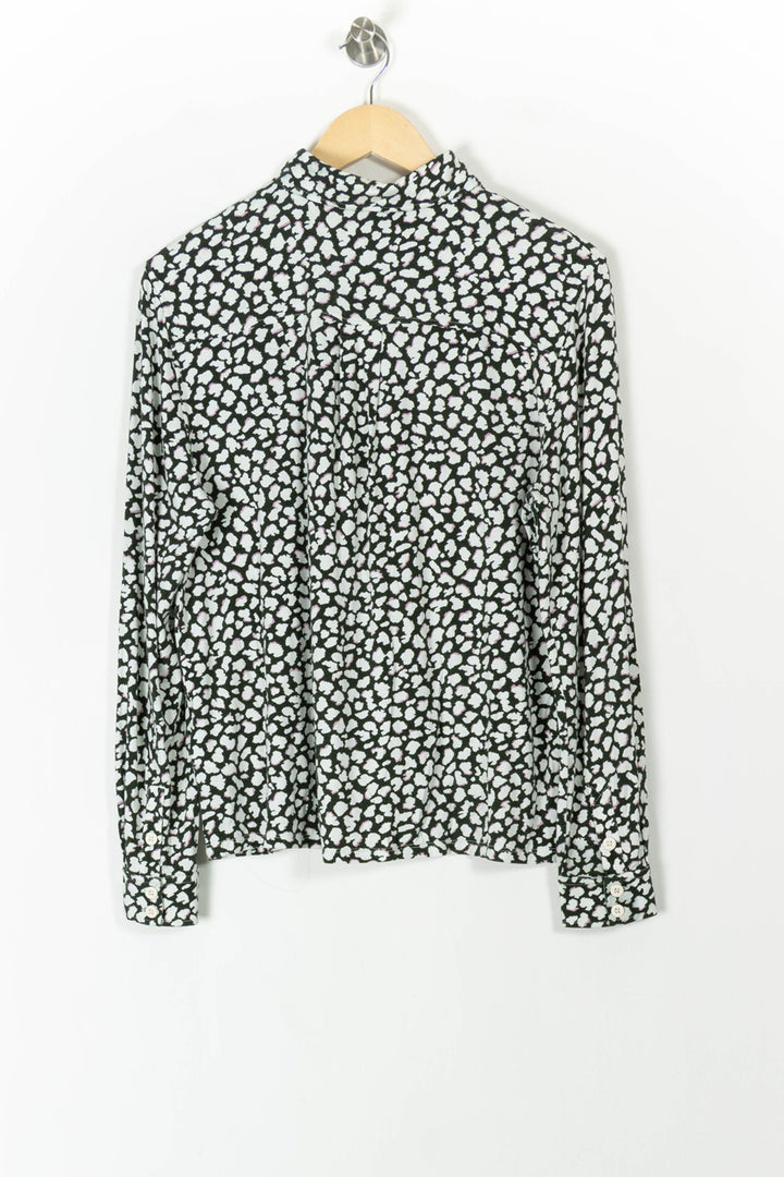 Chemise Noire et Blanche - Taille S/36 de la marque Caroll | PARAD105462 - Vendu par Paradigme - Image 4