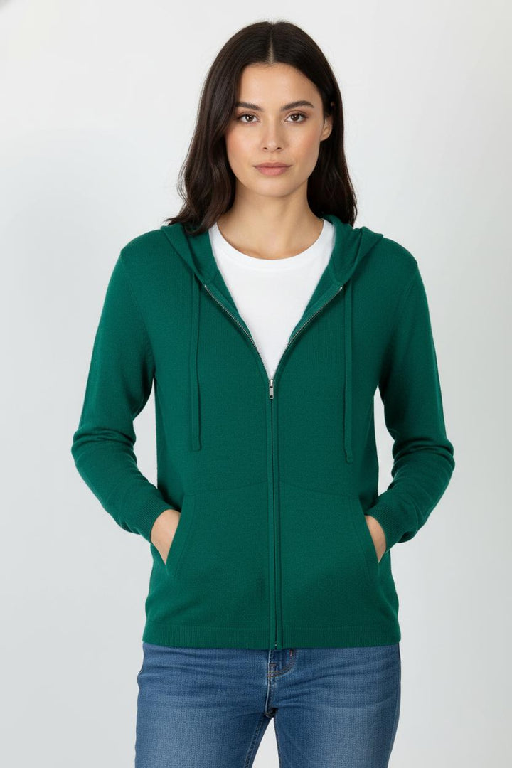 Gilet à Capuche Vert - Taille M/38 de la marque Caroll | PARAD105470 - Vendu par Paradigme - Image 1