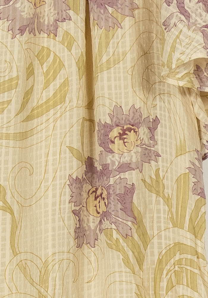 Robe Longue Beige et Mauve - Taille L/40 de la marque Vanessa Bruno | PARAD105475 - Vendu par Paradigme - Image 3