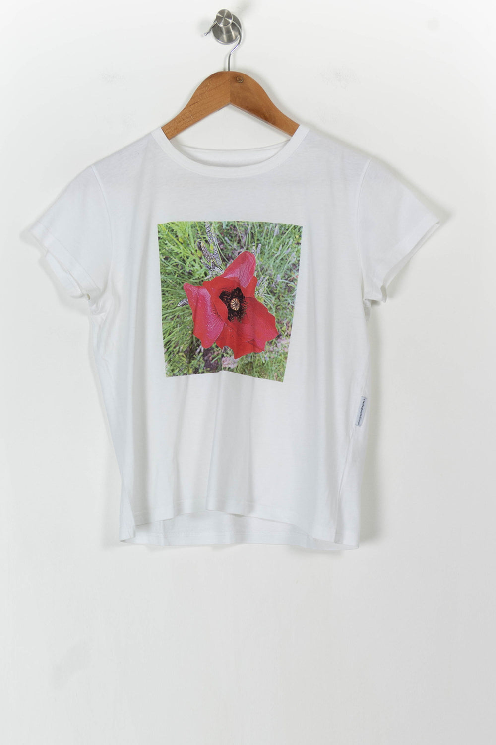 Tee-shirt Blanc - Taille M/38 de la marque Agnès b. | PARAD105478 - Vendu par Paradigme - Image 2