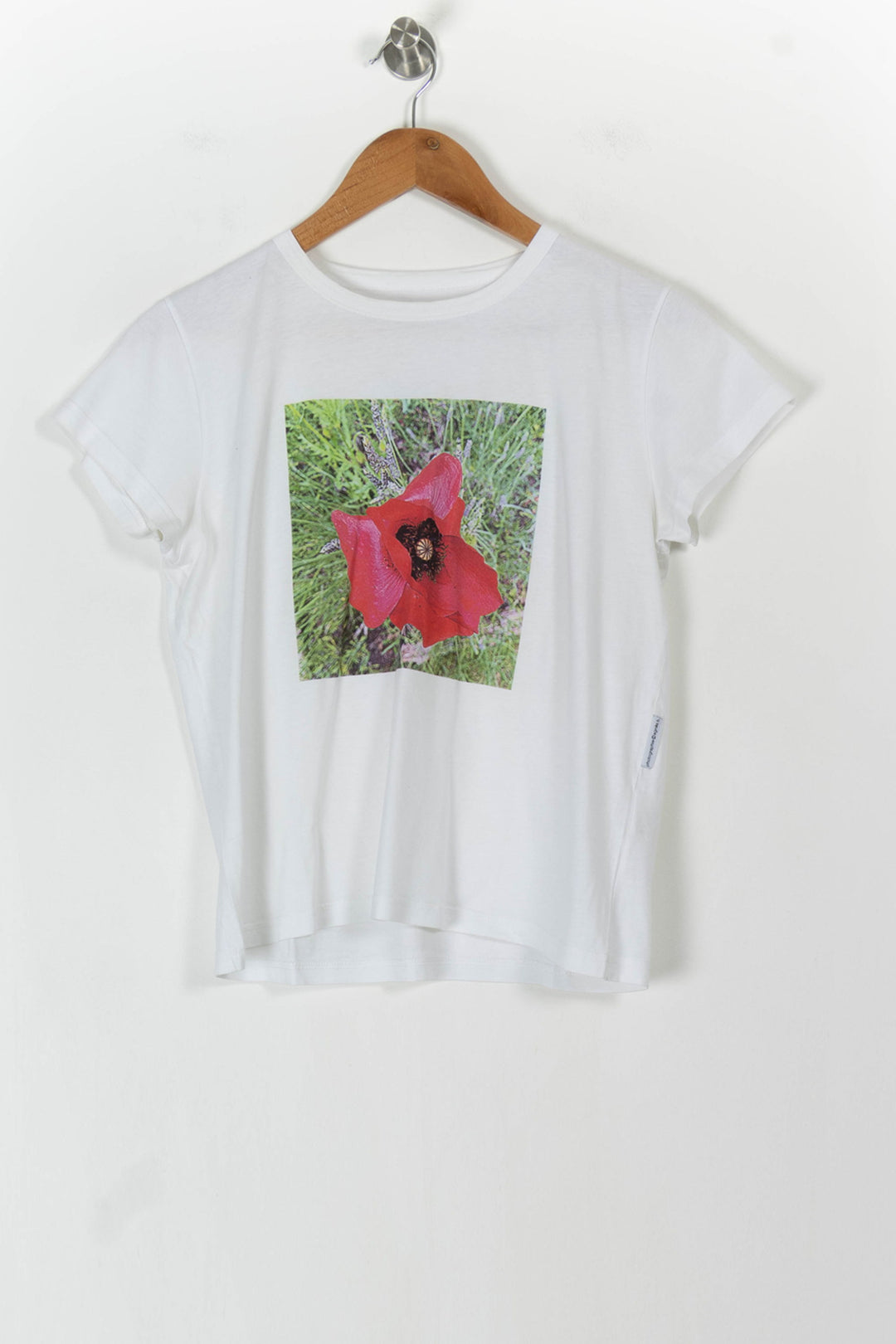 Tee-shirt Blanc - Taille M/38 de la marque Agnès b. | PARAD105478 - Vendu par Paradigme - Image 2