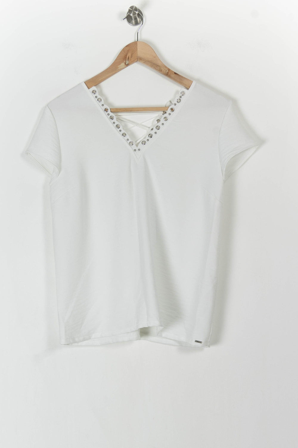 T-shirt Blanc - Taille M/38 de la marque IKKS | PARAD105481 - Vendu par Paradigme - Image 2
