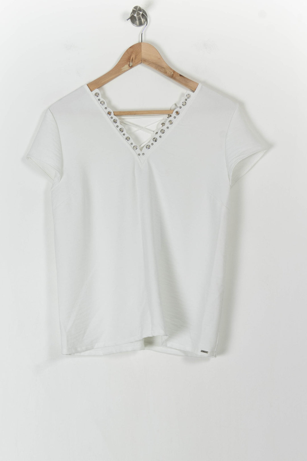 T-shirt Blanc - Taille M/38 de la marque IKKS | PARAD105481 - Vendu par Paradigme - Image 2
