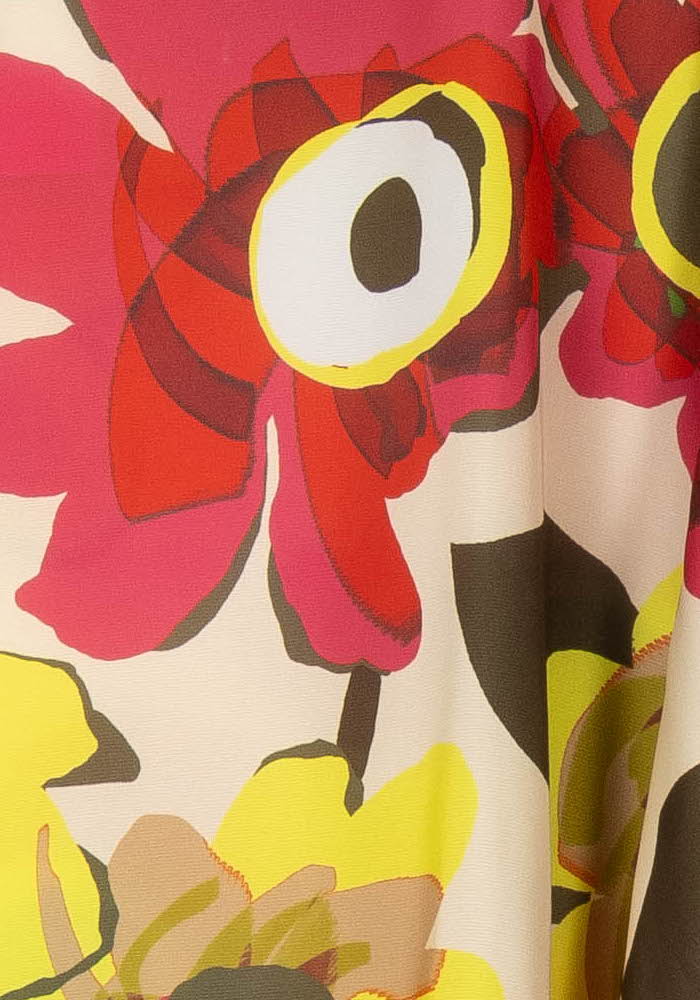 Blouse Jaune et Rouge - Taille S/36 de la marque Indies | PARAD105485 - Vendu par Paradigme - Image 3