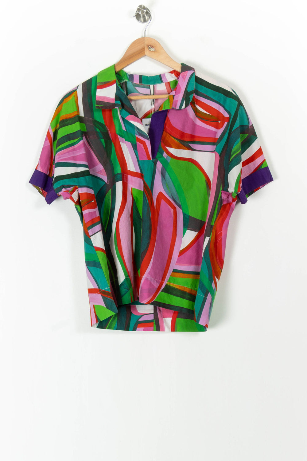 Chemise Multicolore - Taille M/38 de la marque Indies | PARAD105489 - Vendu par Paradigme - Image 2