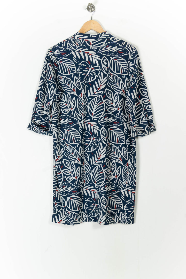 Robe Droite Bleu et Blanc - Taille XL/42 de la marque Indies | PARAD105491 - Vendu par Paradigme - Image 4
