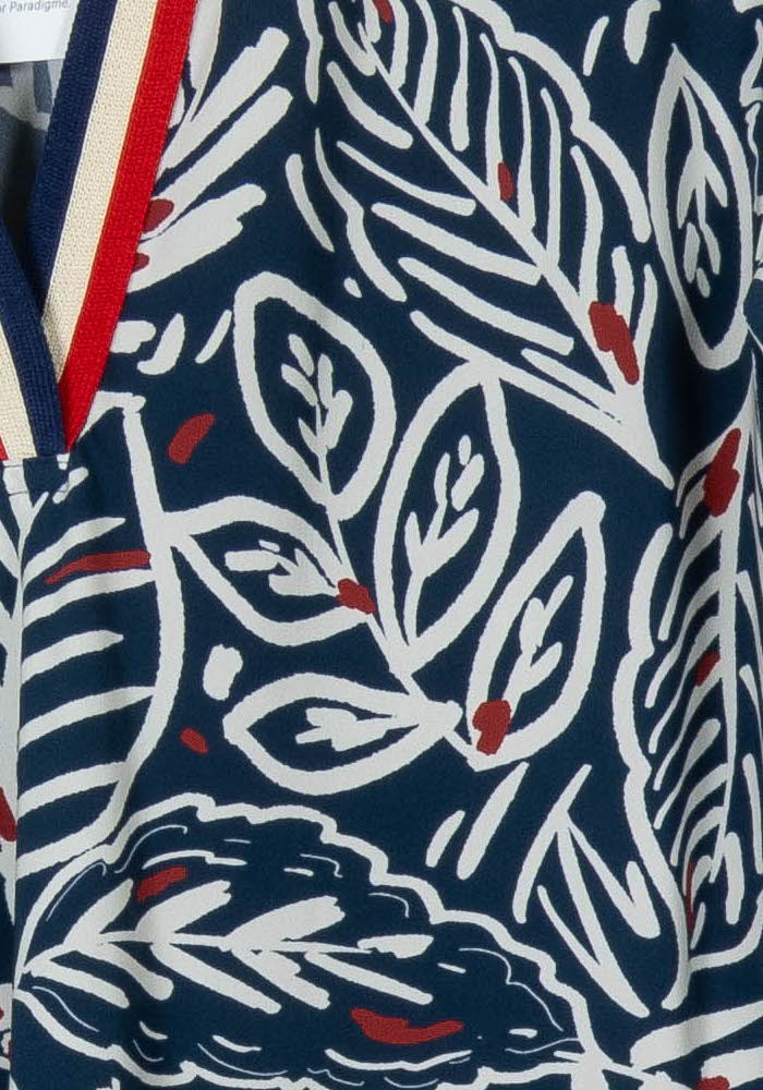 Robe Droite Bleu et Blanc - Taille XL/42 de la marque Indies | PARAD105491 - Vendu par Paradigme - Image 3