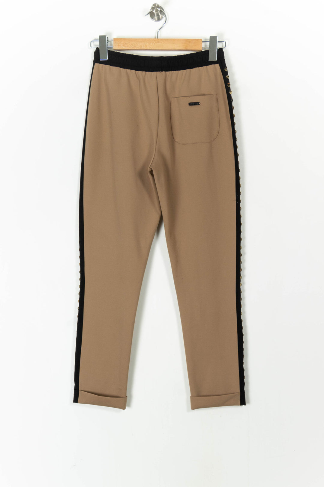 Pantalon Beige et Noir - Taille S/36 de la marque Indies | PARAD105492 - Vendu par Paradigme - Image 4