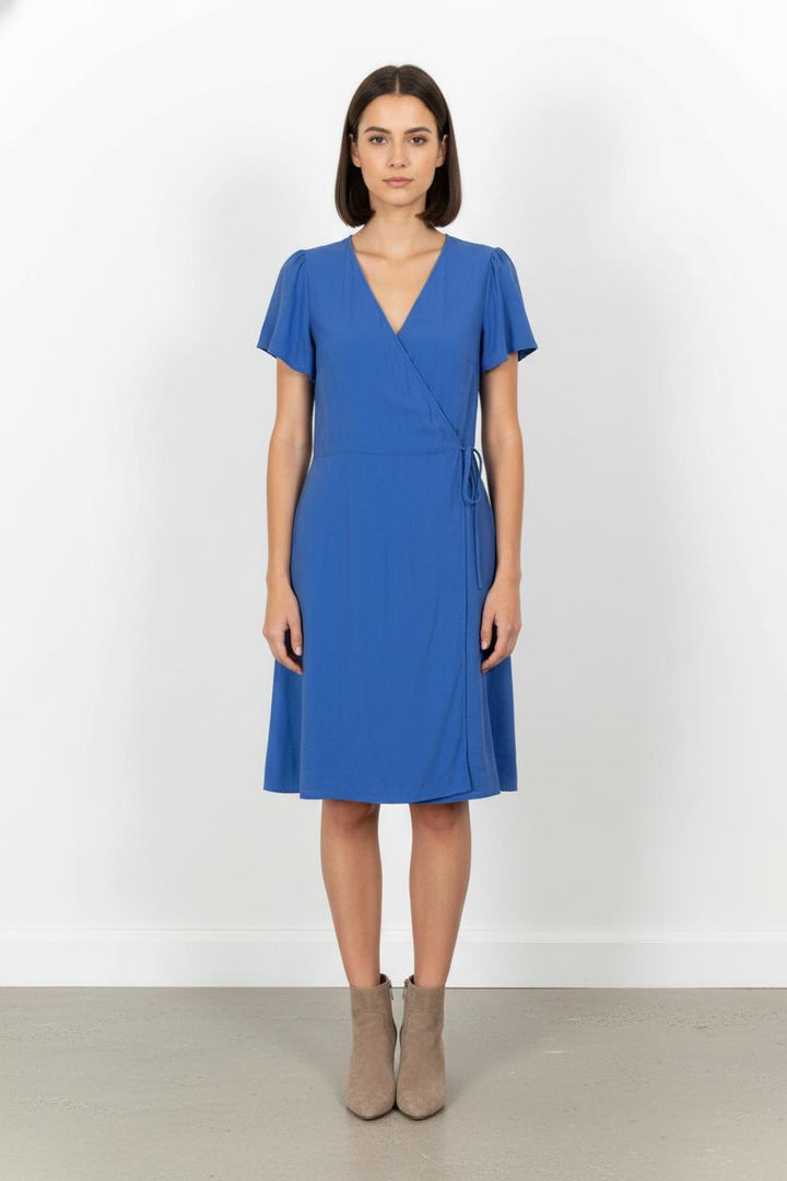 Robe Portefeuille Bleue - Taille M/38 de la marque I.Code | PARAD105495 - Vendu par Paradigme - Image 1