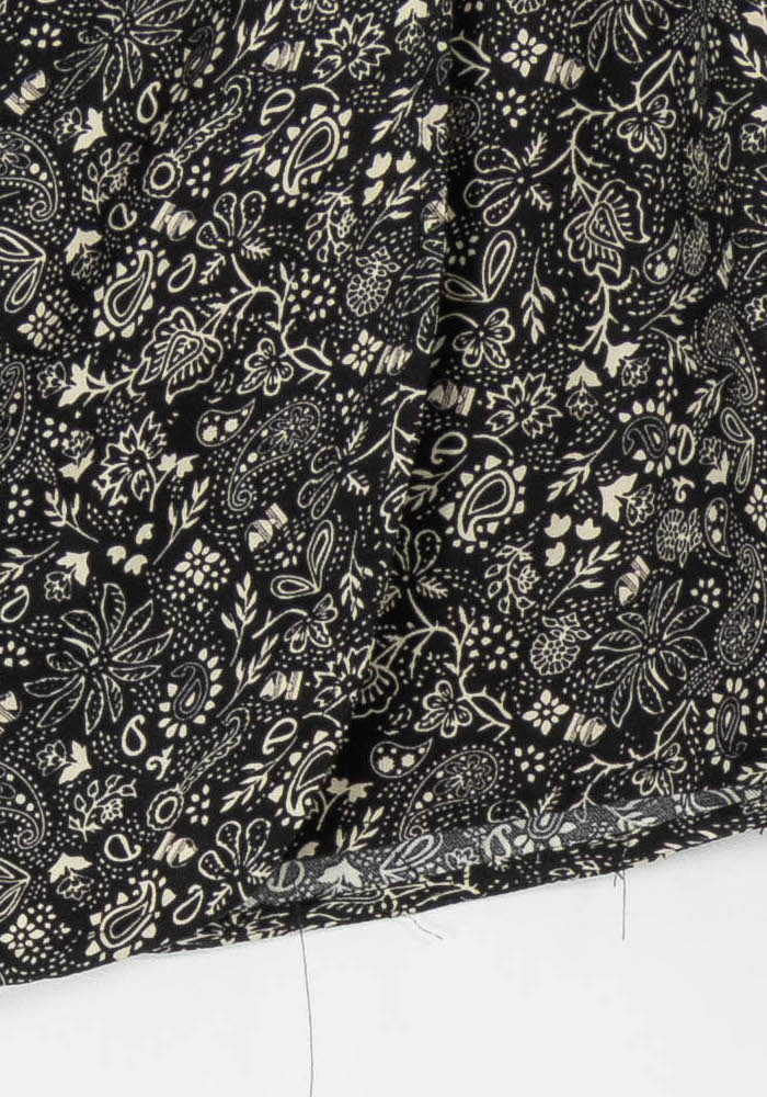 Jupe Courte Noire et Blanche - Taille L/40 de la marque I.Code | PARAD105496 - Vendu par Paradigme - Image 3