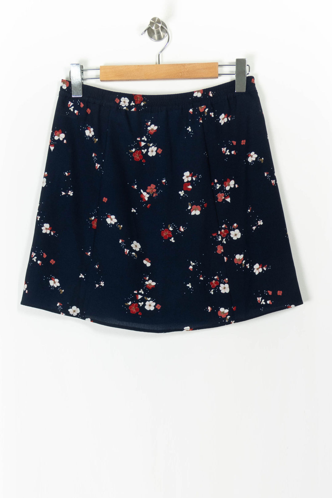 Jupe Évasée Bleu Marine et Rouge - Taille M/38 de la marque I.Code | PARAD105498 - Vendu par Paradigme - Image 4
