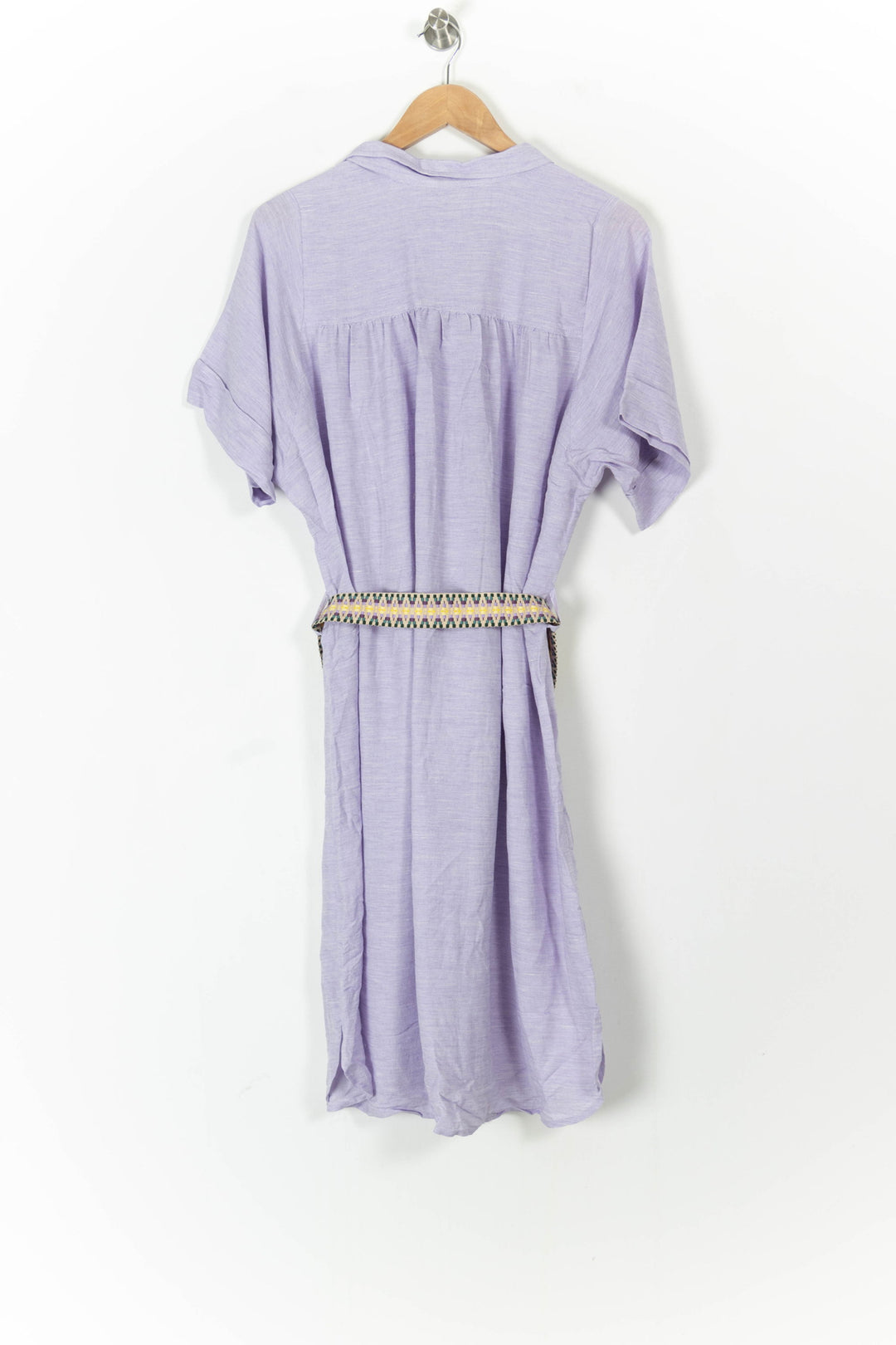 Robe Chemise Violette - Taille M/38 de la marque Sessùn | PARAD105503 - Vendu par Paradigme - Image 4