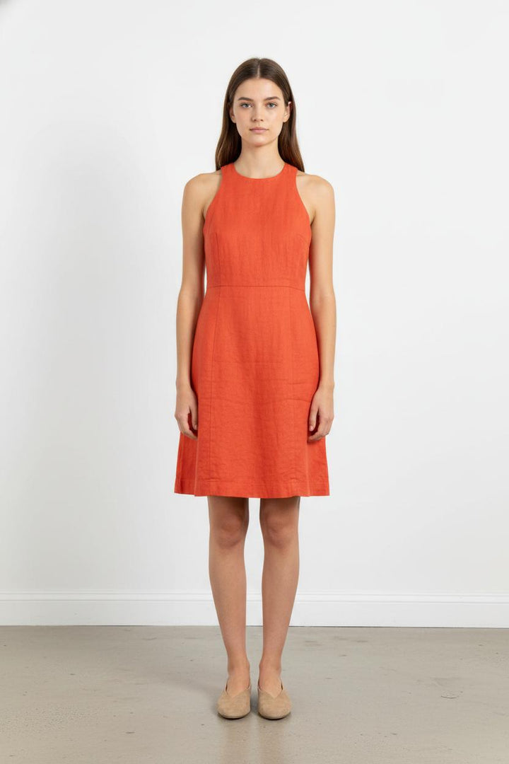 Robe Courte Orange - Taille XL/42 de la marque IKKS | PARAD105517 - Vendu par Paradigme - Image 1