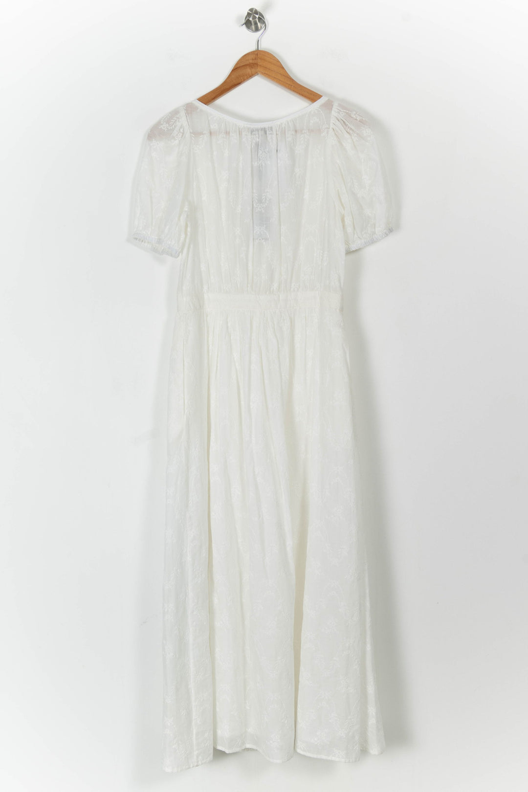 Robe Longue Blanche - Taille S/36 de la marque Paul & Joe | PARAD105518 - Vendu par Paradigme - Image 4