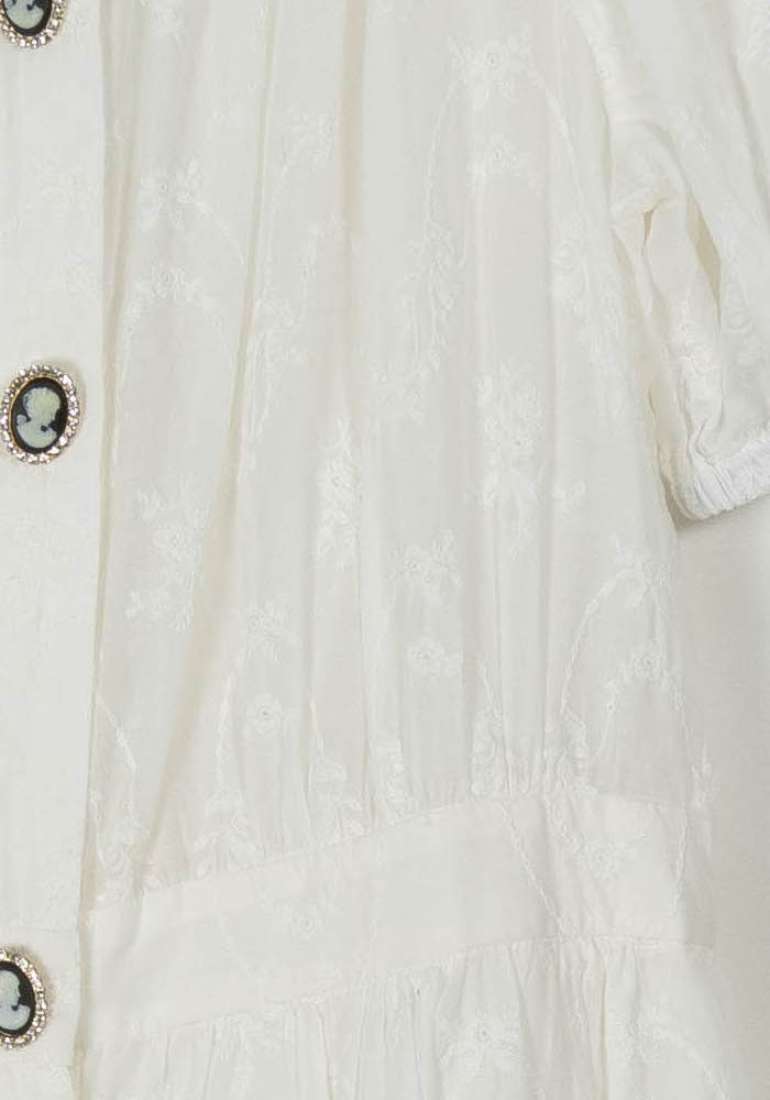 Robe Longue Blanche - Taille S/36 de la marque Paul & Joe | PARAD105518 - Vendu par Paradigme - Image 3