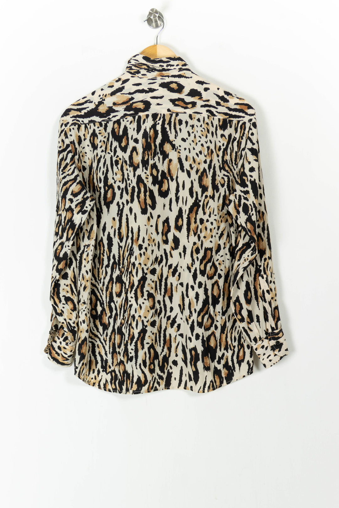 Chemise Léopard Beige et Noir - Taille L/40 de la marque Gerard Darel | PARAD105521 - Vendu par Paradigme - Image 4