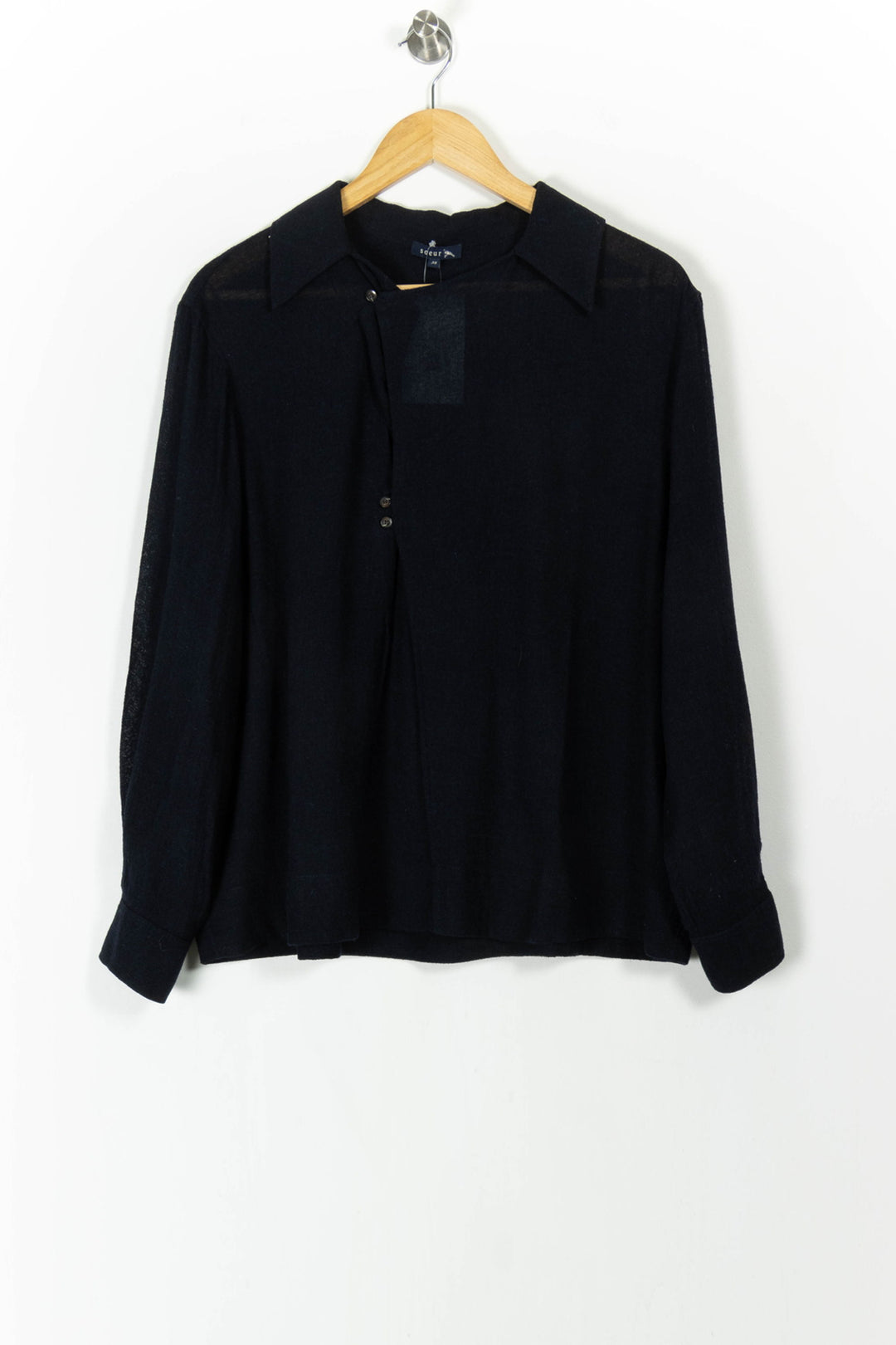 Chemise Bleu Marine - Taille M/38 de la marque Soeur | PARAD105524 - Vendu par Paradigme - Image 2