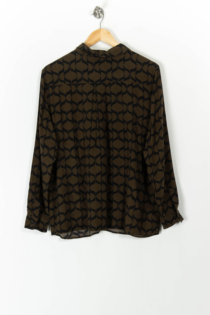 Chemise Marron et Noire - Taille XL/42 de la marque Maison 123 | PARAD105526 - Vendu par Paradigme - Image 4