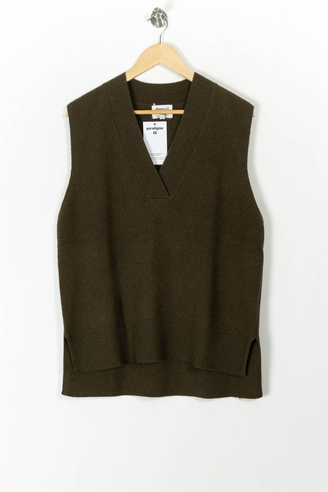 Pull Sans Manches Vert - Taille M/38 de la marque Maison 123 | PARAD105531 - Vendu par Paradigme - Image 2
