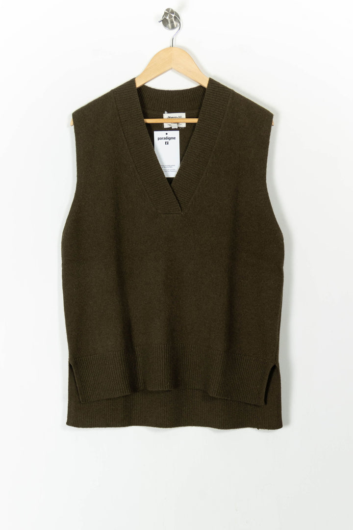 Pull Sans Manches Vert - Taille M/38 de la marque Maison 123 | PARAD105531 - Vendu par Paradigme - Image 2
