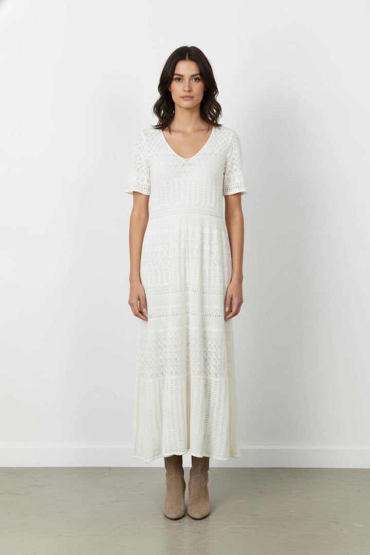 Robe Longue Blanche - Taille L/40 de la marque La Fée Maraboutée | PARAD105537 - Vendu par Paradigme - Image 1
