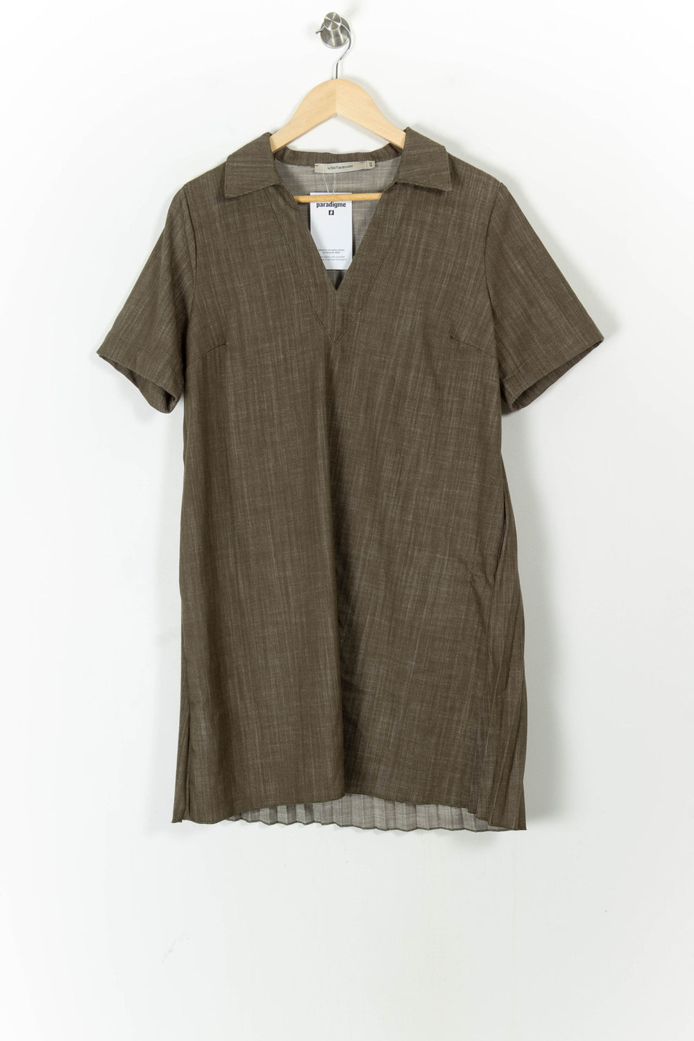Robe Chemise Verte - Taille L/40 de la marque La Fée Maraboutée | PARAD105538 - Vendu par Paradigme - Image 2